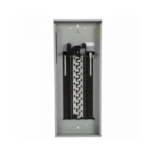 Siemens SN3048B1200P1 SN Assembled Load Center, 200 A, 30 -Space, 48 -Circuit, Main Breaker, Plug-On Neutral, Gray
