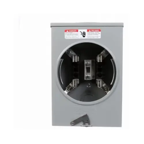 Siemens SUAT111-0PQG SUAT111-0PQG Meter Socket, 1 -Phase, 135 A, 600 V, 4 -Jaw, Overhead, Underground Cable Entry