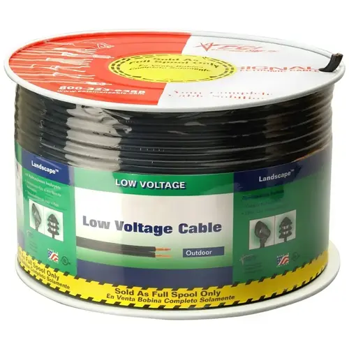 Southwire 552690408 Low Voltage Cable 250 ft. 12/2 Stranded Copper Black