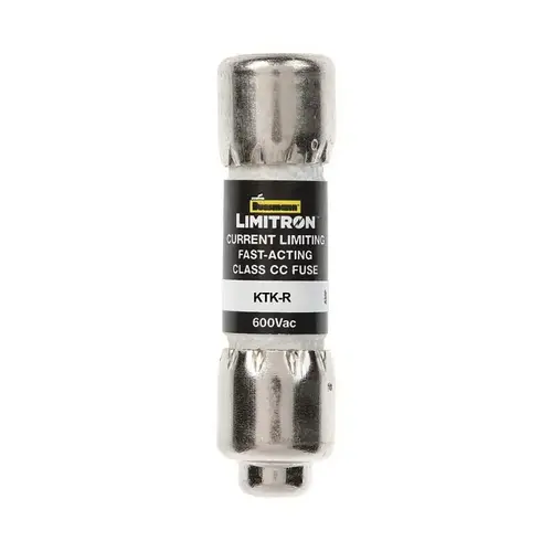 Bussmann KTK-R-15 KTK-R-15 Fast Acting Fuse, 15 A, 600 V, 200 kA Interrupt, Melamine Body