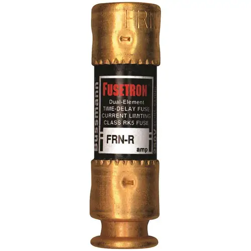 Cooper Bussmann BP/FRN-R-30 FRN Series 30 Amp Brass Time Delay Cartridges Fuses - Pair