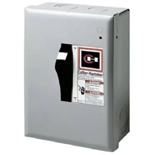 Eaton DG221NGB Safety Switch, 2 -Pole, 30 A, 240 V Gray