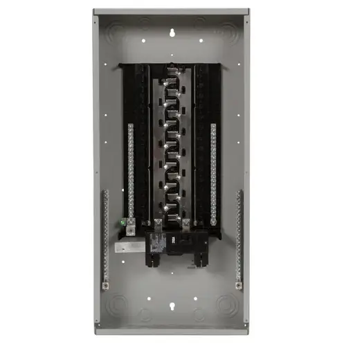 Siemens PN3048B1200C PN Assembled Load Center, 200 A, 30 -Space, 48 -Circuit, Main Breaker, Plug-On Neutral, Gray