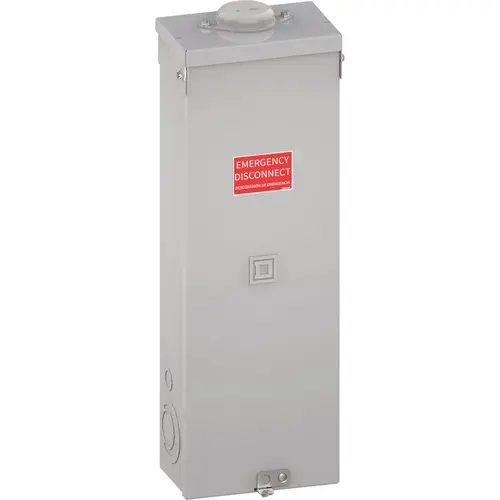 Square D Q2200MRBE QO 200A Double-Pole Standard Trip Outdoor Enclosed Raintight Main Breaker Disconnect