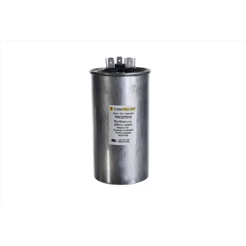 TITAN TRCD7010 Round Run Capacitor 70 10 MFD 370 V