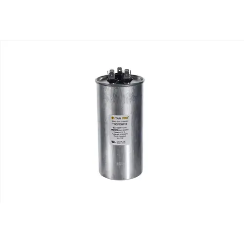 TITAN TRCFD8010 Round Run Capacitor 80 10 MFD 440 V