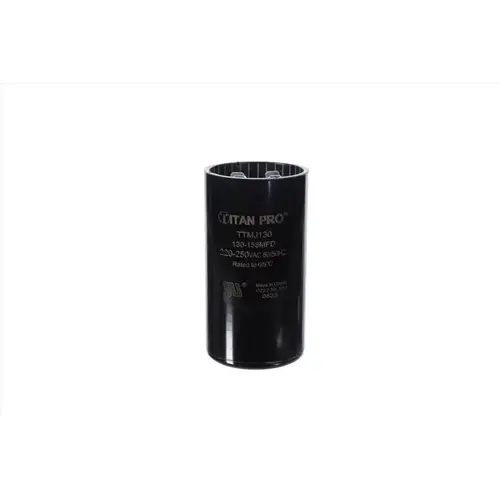 TITAN TTMJ130 Round Start Capacitor 130-158 MFD 250 V