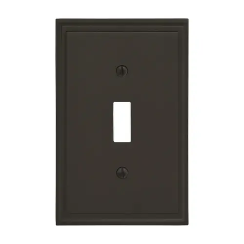 Amerock BP36514BBR Mulholland Single Toggle Wall Plate Black Bronze Finish
