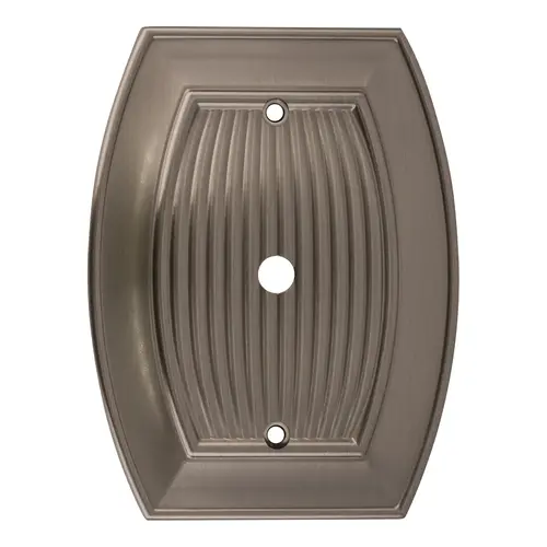 Amerock BP36540G10 11-3/5" X 6-3/10" Wall Plate  1 Cable Satin Nickel