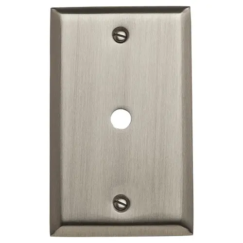 Baldwin 4764.150.CD Cable Cover Switchplate - Satin Nickel