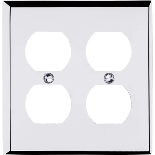 Baldwin 4771.260.CD Double Duplex Switchplate Polished Chrome