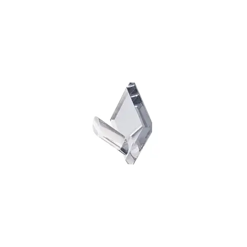 Brixwell MRHC10 Clear Acrylic Mirrored Single Robe Hook