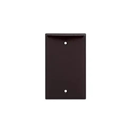 Eaton 2129B-BOX-XCP25 2129 Wallplate, 3-1/2 in L, 5-1/4 in W, 1/4 in Thick, 1 -Gang, Thermoset, Brown - pack of 25