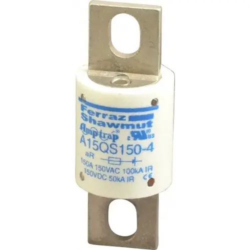 Ferraz Shawmut A15QS150-4 Blade Fast-Acting Fuse: 150 A, 28.7 mm Dia