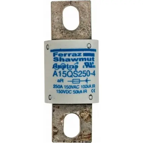 Ferraz Shawmut A15QS250-4 Blade Fast-Acting Fuse: A15QS, 250 A, 28.7 mm Dia