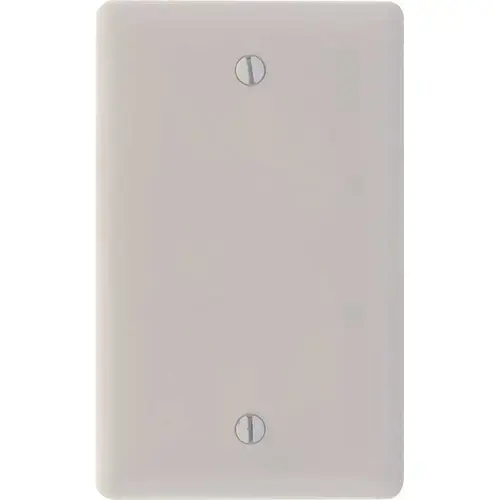 HUBBELL WIRING NP13W 1-Gang Blank Wall Plate, White