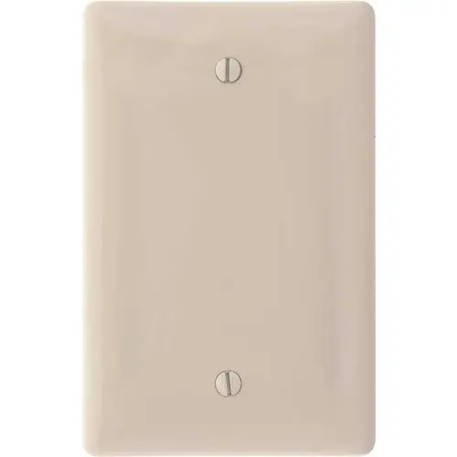HUBBELL WIRING NPJ13W 1-Gang MIDI Blank Wall Plate, White