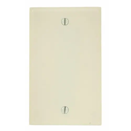 Leviton 78014 Wallplate, 4-1/2 in L, 2-3/4 in W, 0.22 in Thick, 1 -Gang, Thermoset, Light Almond, Smooth