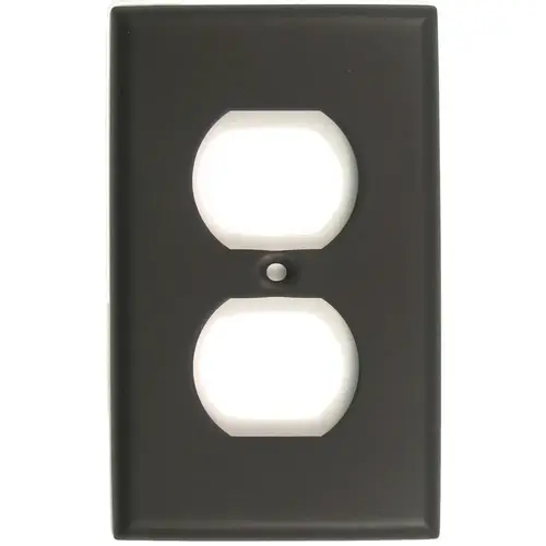 Rusticware 783ORB Single Outlet Switch Plate Oil Rubbed Bronze Finish
