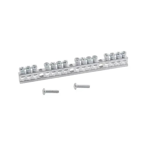 Square D PK15GTACP 15-Terminal QO & Homeline Aluminum Ground Bar Kit Metallic