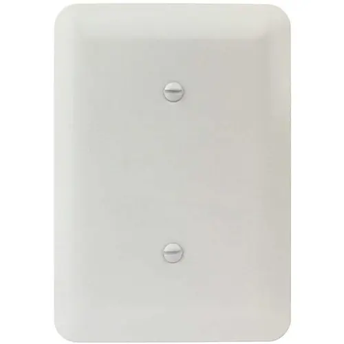 Titan3 Technology TPMSMW-B-XCP25 White Smooth 1-Gang Blank Maxi Metal Wall Plate - pack of 25