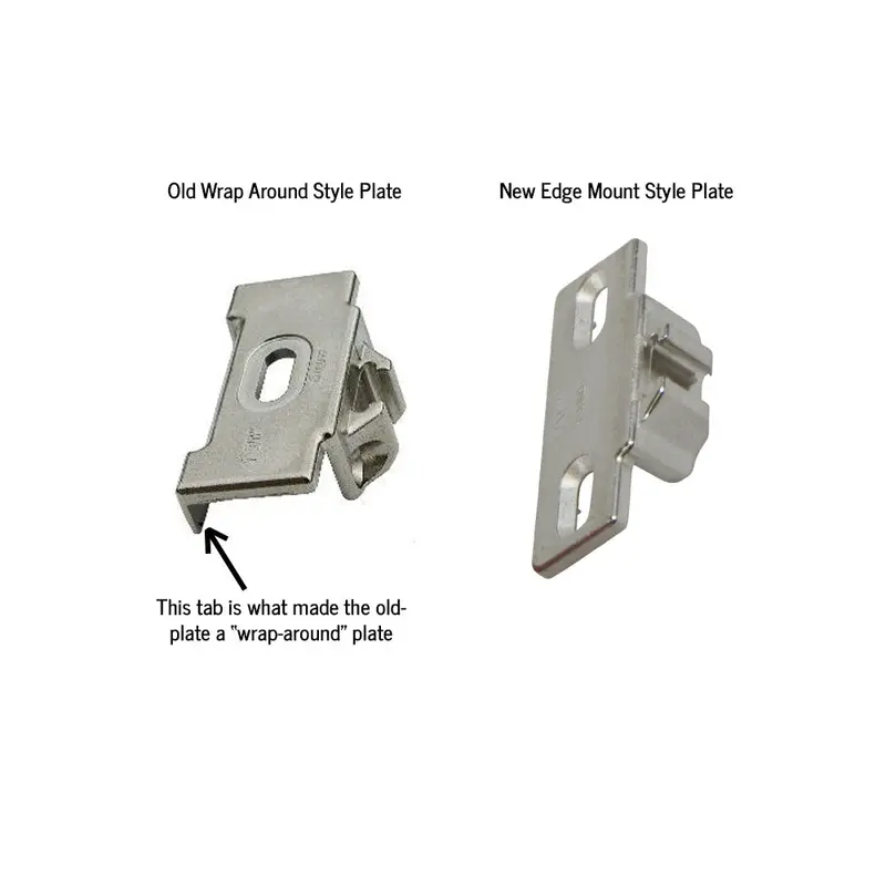 Blum Compact 33 Wrap Around Plates Replacements1 - 1/8" Overlay
