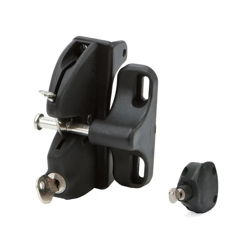Key Lockable LokkLatch with External AccessBlack