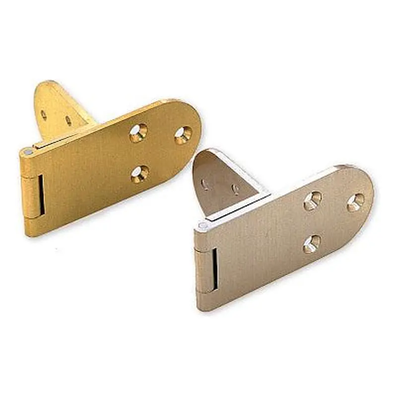 Side Panel Overlay HingeSatin Brass