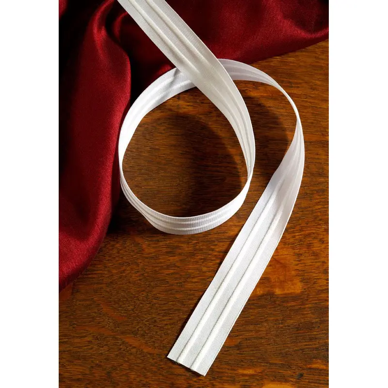 1" - 2 Cord Shirring Tape - White