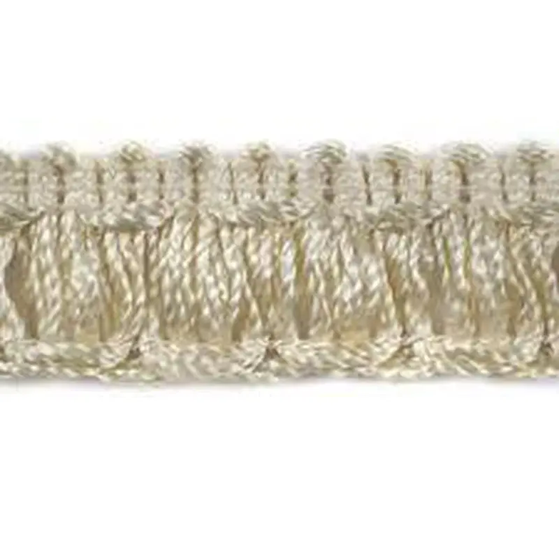 1" Rayon Loop Fringe 24yards/rollWhite A01