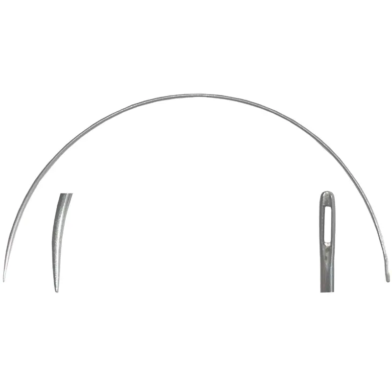 3" - 16Ga Curved Round Point Heavy Needles 12/pk