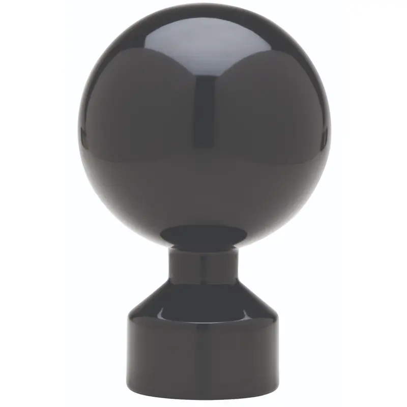 Crs Ball Finial Black