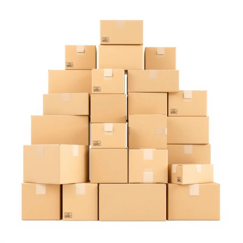 Square Corrugated Box - Various Sizes4" Square