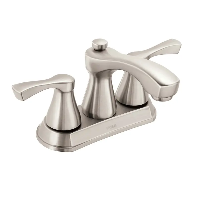 Belmont Chrome two-handle low arc bathroom faucetChrome