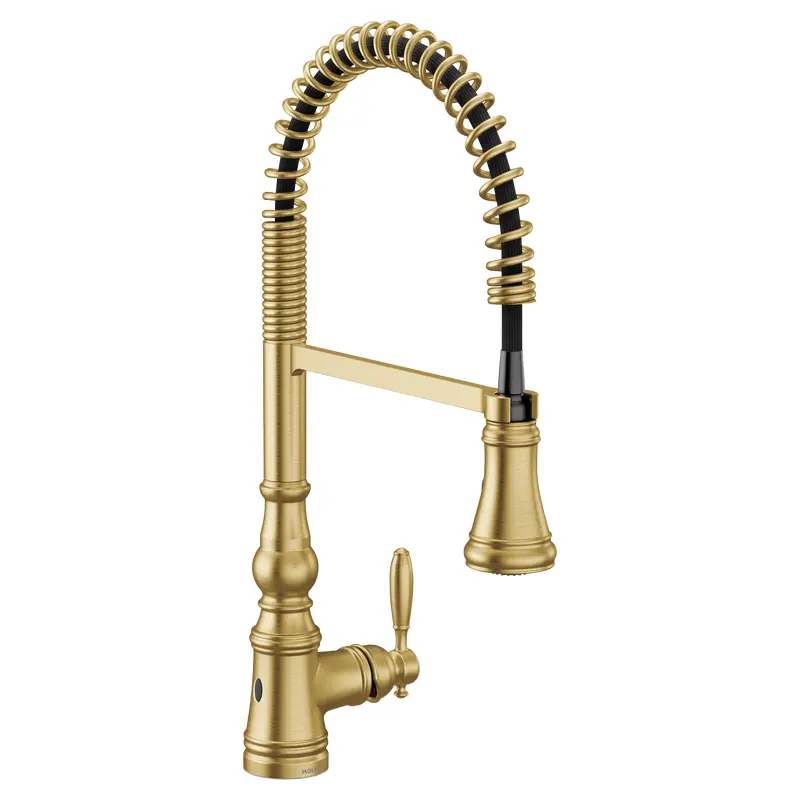 Weymouth MotionSense Wave One-Handle Pre-Rinse Spring Touchless Kitchen FaucetChrome
