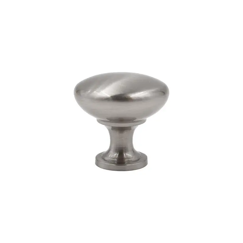 1-1/4 in. Satin Nickel Round Solid Cabinet Knob (10-Pack)Satin Nickel / .11 / 10
