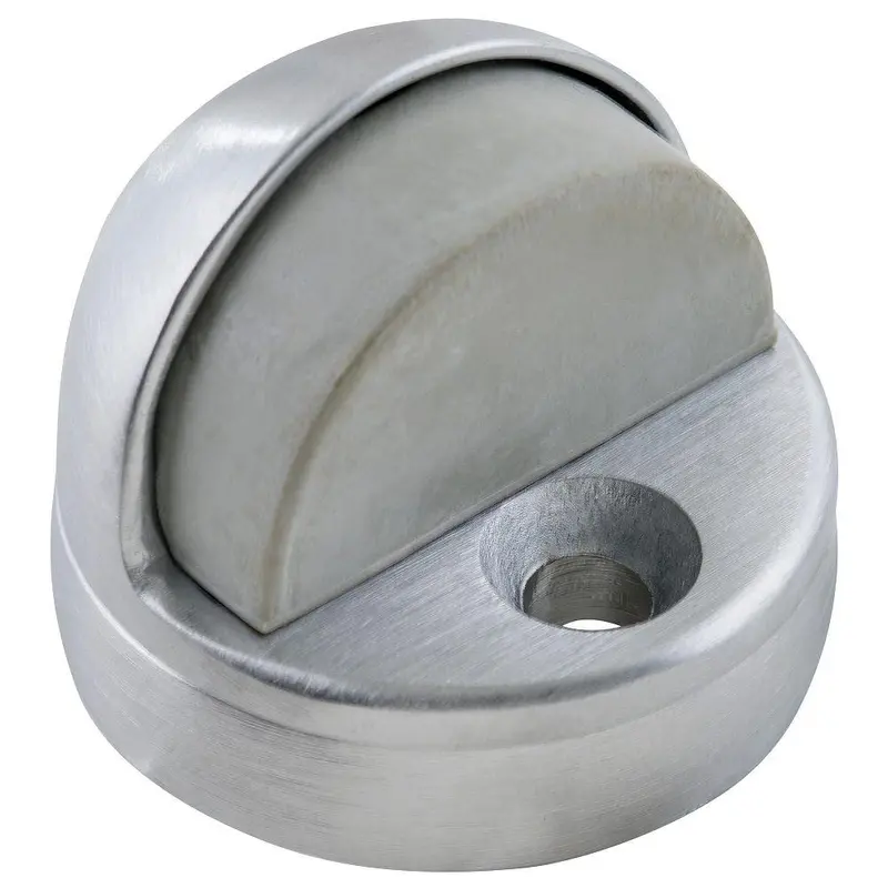 1-3/4 in. Satin Chrome Dome Floor Stop with Riser1 / each