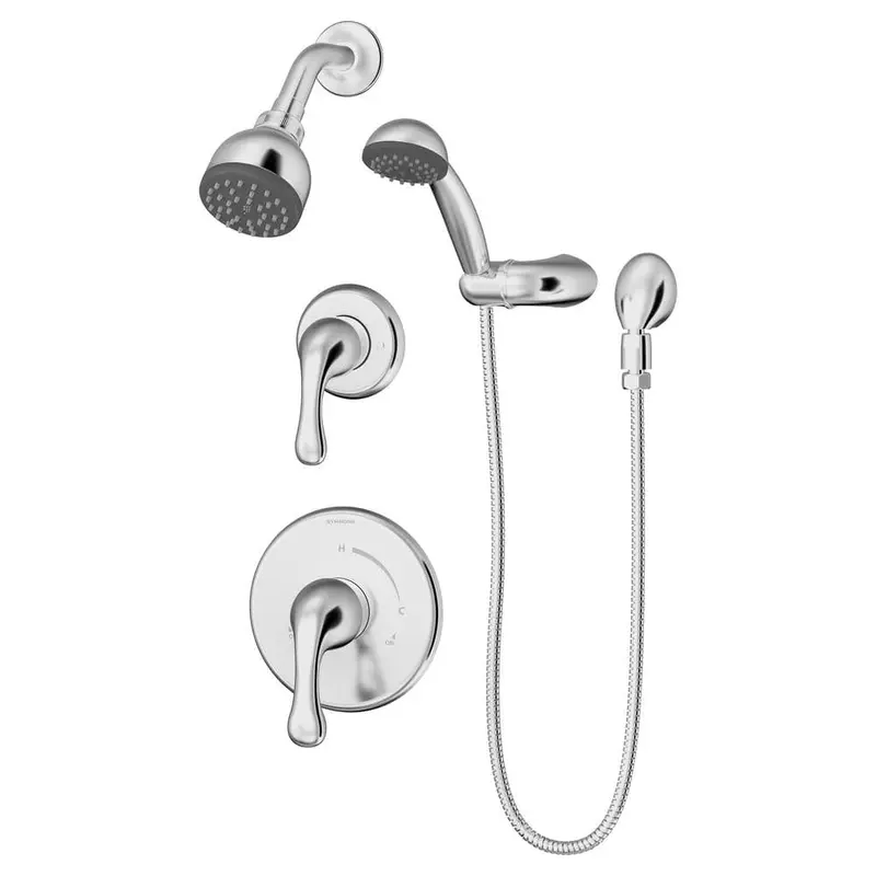1-spray 2.76 in. Dual Shower Head and Handheld Shower Head in Polished Chrome5.988 / each