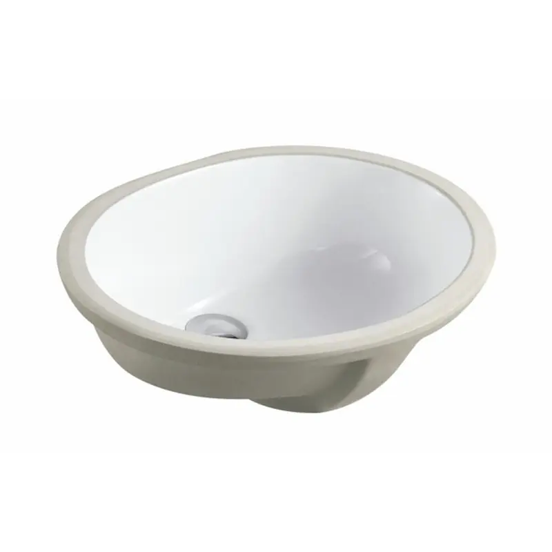 19-1/2 in. x 16 in. Oval Undermount Vitreous Glazed Ceramic Lavatory Vanity Bathroom Sink Pure White21 / each