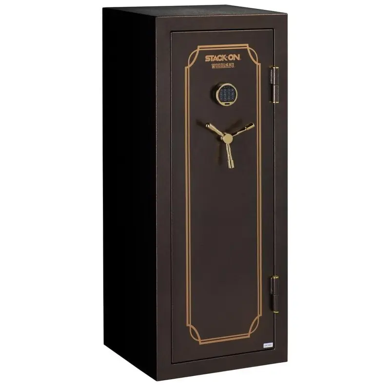 24-Gun Fire Resistant Back-Lit Electronic Lock Safe, Brown Hammertone