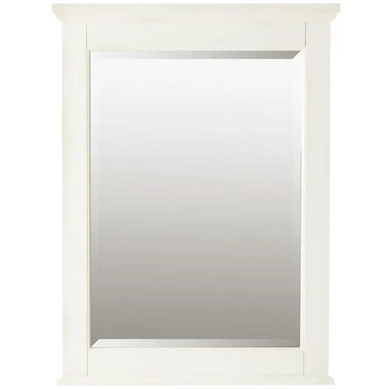 24 in. W x 32 in. H Framed Rectangular  Bathroom Vanity Mirror in IvoryIvory / 19