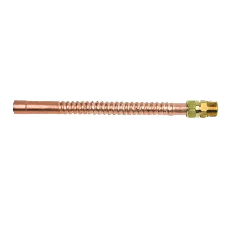 3/4 in. FIP/MIP x 3/4 in. Nominal Male/Female Sweat x 12 in. Copper Water Heater Connector (7/8 in. O.D.)0.4995 / each
