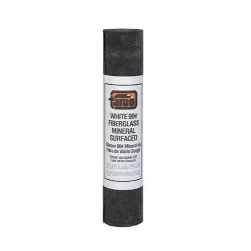 3 ft. x 36 ft. 100 sq. ft. Coverage White Fiberglass Mineral-Surfaced Cap Roll Roofing