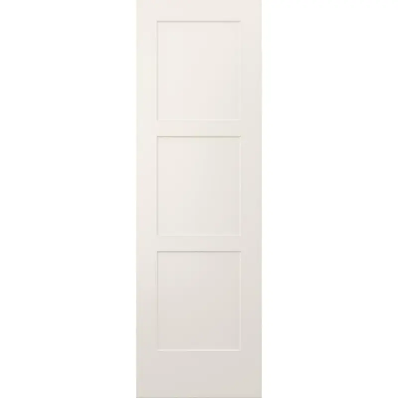 32 in. x 96 in. Birkdale Primed Smooth Hollow Core Molded Composite Interior Door SlabNo Bore / White / 36 x 80