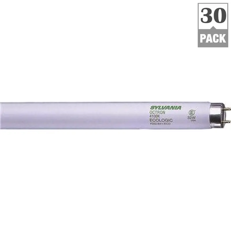 32-Watt Energy Saving T8 Linear Fluorescent Light Bulb Daylight (30-Case)0.377 / case