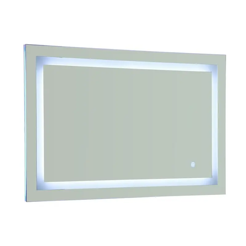 39.5 in x 28.5 in. White/Blue LED Lighted Mirror With Touch Sensor32 / each