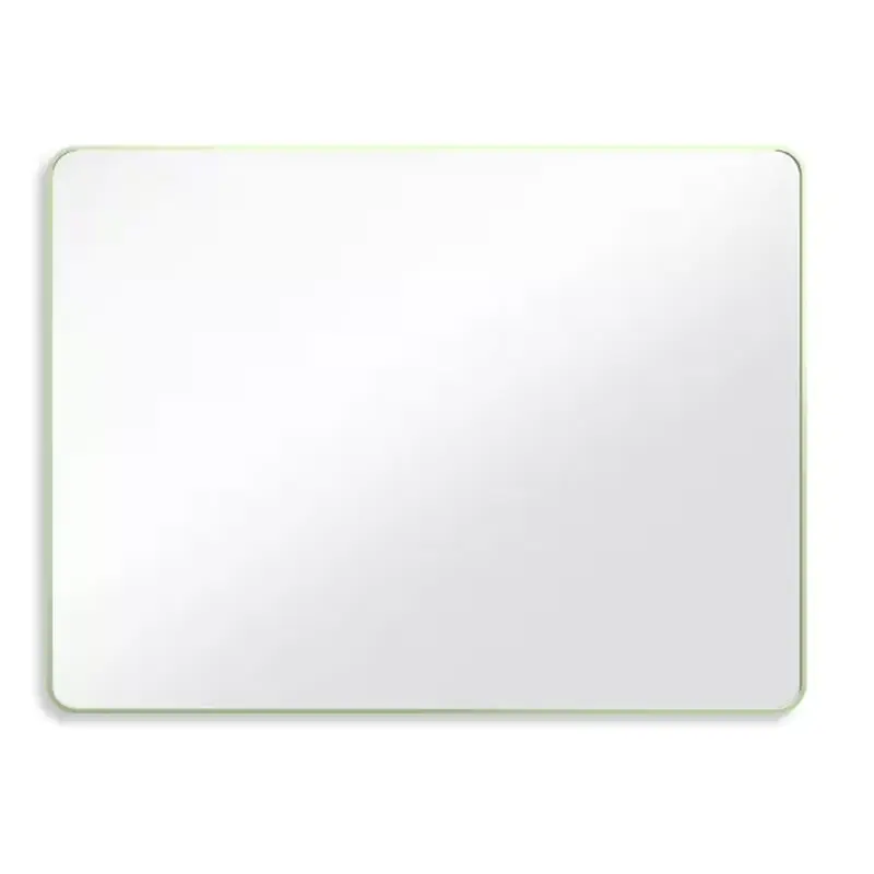48 in. W x 36 in. H Rectangle Aluminum Alloy Framed Wall Bathroom Vanity Mirror in Green