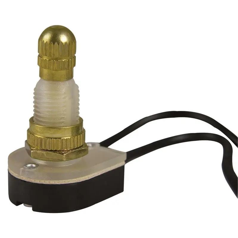 6 Amp Single-Pole Rotary Switch, Brass0.05 / each
