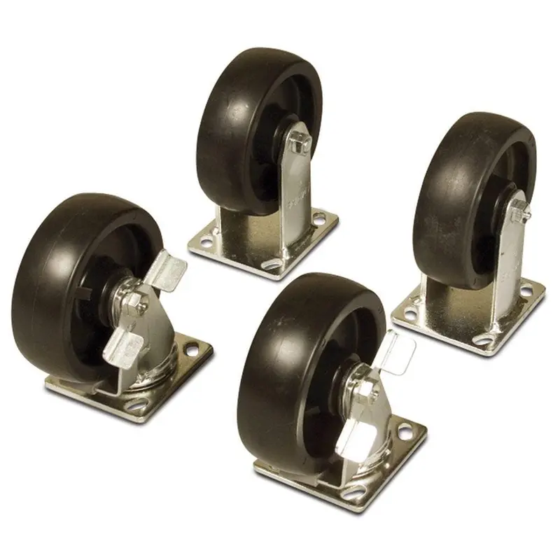6 in. Casters Set (4-Piece) with Brakes27 / set