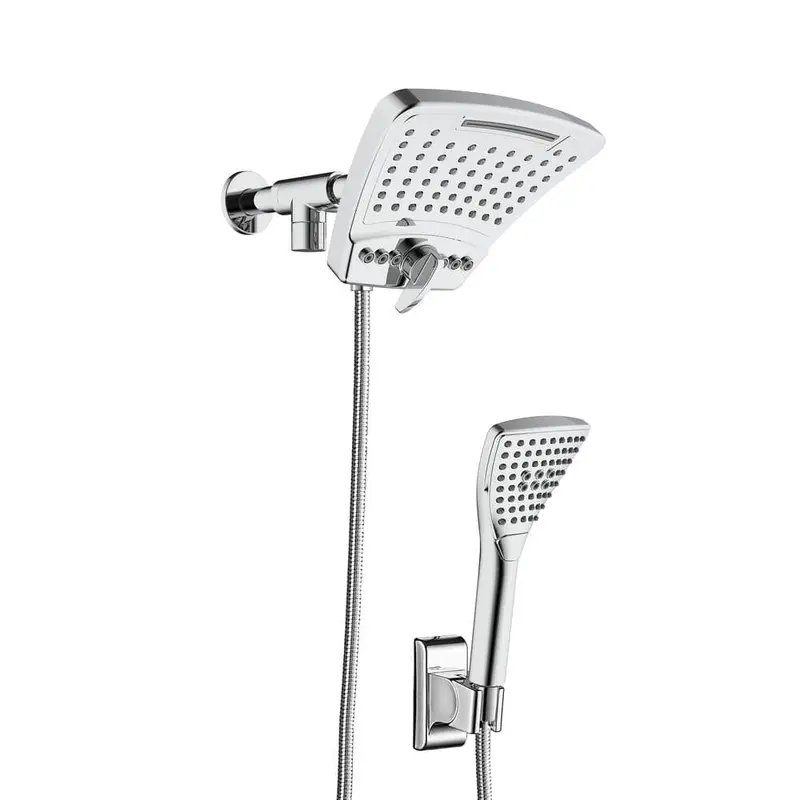 6-spray 8 in. High PressureDual Shower Head and Handheld Shower Head with Body spray in Chrome5 / each